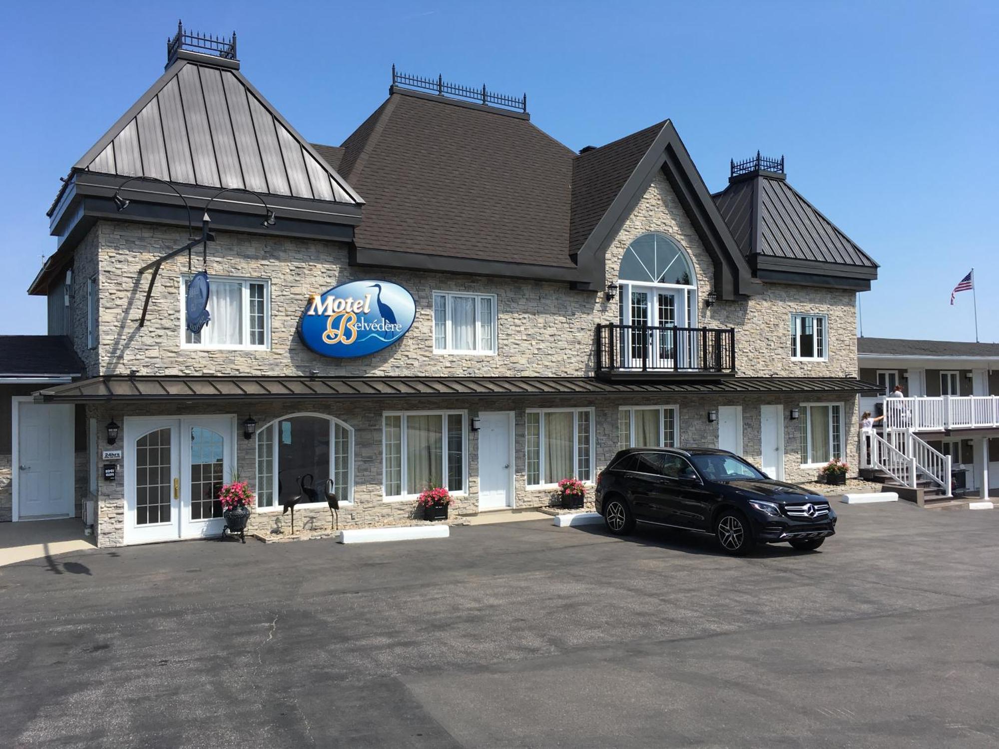Motel Vue Belvedere Saint-Siméon Kültér fotó